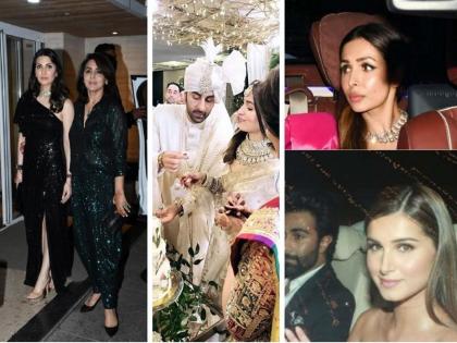 Ranbir Alia Wedding Reception : रणबीर-आलियाच्या वेडिंग रिसेप्शनला पोहोचले शाहरूख, गौरी, मलायका अर्जुन, पाहा फोटो