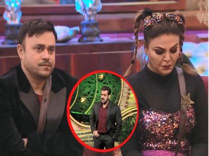 bigg boss 15 salman khan warn ritesh says do not try any violence with rakhi sawant else | Bigg Boss 15: तिच्यासोबत पुन्हा असं वागला तर..., संतापलेल्या सलमानने राखीच्या नवऱ्याला चक्क धमकीच दिली!!