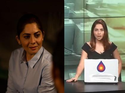 Sonalee Kulkarni becomes TV anchor, real bulletin in newsroom, watch video | जमतं की!! सोनाली कुलकर्णी बनली टीव्ही अँकर,न्यूजरूममध्ये बसून दिलं खरं बुलेटिन, पाहा व्हिडीओ