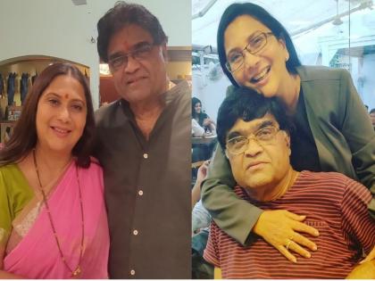 marathi actress Nivedita saraf share post for husband ashok saraf Bhagya Dile Tu Mala | ‘-म्हणून तू माझ्या आयुष्यात आलास... ’; सराफ यांच्यासाठी निवेदिता यांची खास पोस्ट