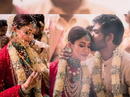 Nayanthara and Vignesh Shivan's wedding tied the knot on June 9 in Mahabalipuram | Nayanthara and Vignesh Shivan's wedding : साऊथची ‘लेडी सुपरस्टार’ नयनतारा अडकली लग्नबंधनात, समोर आला पहिला फोटो