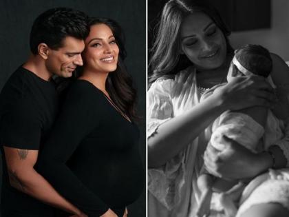 bipasha basu karan singh grover shows first glimpse of her daughter devi | Bipasha Basu Baby: हॅलो वर्ल्ड, मी देवी...! बिपाशा बासूने पहिल्यांदा दाखवला लेकीचा चेहरा, शेअर केला क्यूट फोटो