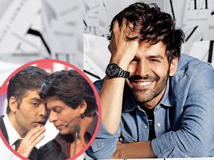 kartik aaryan opts out of shahrukh khan production venture | कार्तिक आर्यनला पुन्हा एकदा ‘जोर का झटका’, करण जोहर पाठोपाठ शाहरूखचाही ‘दे धक्का’!!