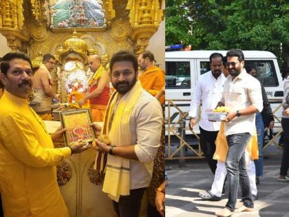Rishab Shetty : ‘Kantara’ यशस्वी होताच सिद्धिविनायकाच्या दर्शनाला पोहोचला ऋषभ शेट्टी, पाहा फोटो