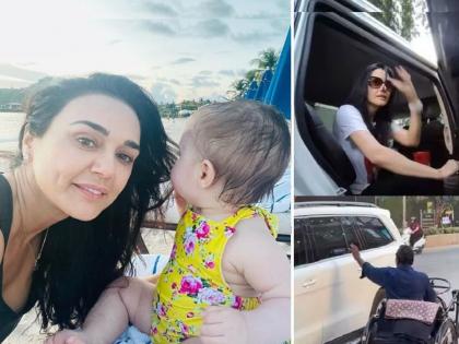 Preity Zinta post Unknown Women Kissed her Little Daughter, handicapped man harassed her | Preity Zinta : जबरदस्ती मुलीला खेचलं अन् किस केलं, दिव्यांगाने... ‘त्या’ दोन घटनांमुळे प्रीति झिंटा भडकली