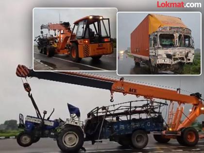 Major accident in Bulandshahr UP container hits tractor full of devotees 8 people dead 43 injured | जनावरासारखी कोंबली होती माणसं; भाविकांच्या ट्रॉलीला कंटेनरची धडक, ८ मृत्यूमुखी, ४३ गंभीर जखमी Major accident in Bulandshahr UP container hits tractor full of devotees 8 people dead 43 injured | जनावरासारखी कोंबली होती माणसं; भाविकांच्या ट्रॉलीला कंटेनरची धडक, ८ मृत्यूमुखी, ४३ गंभीर जखमी