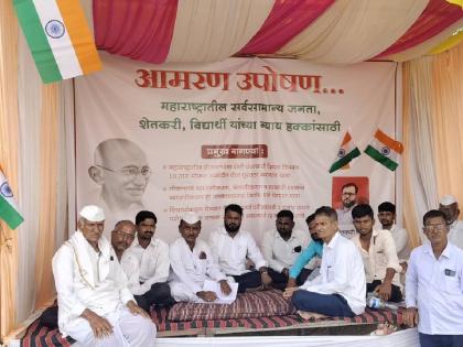 Eighth day of hunger strike of farmer's son, without taking notice of the administration | शेतकरीपुत्राच्या उपोषणाचा आठवा दिवस, प्रशासन घेईना दखल