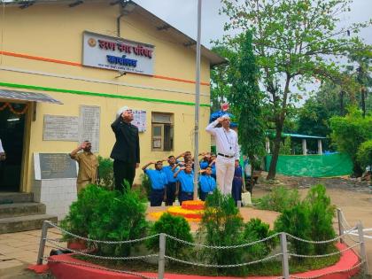 76th Independence Day celebrated in Uran | उरणमध्ये ७६ वा स्वातंत्र्य दिन उत्साहात 