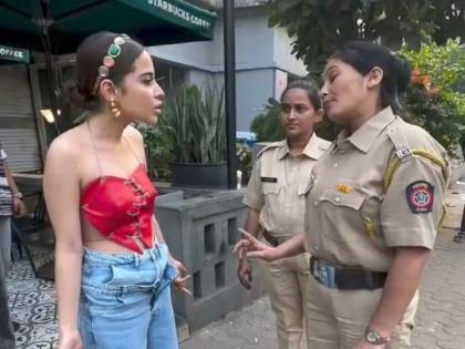 Using police uniforms to make reels! Case registered against Urfi Javed, one arrested | रील बनवण्यासाठी पोलिसांच्या वर्दीचा वापर! उर्फी जावेदविरोधात गुन्हा दाखल, एकाला अटक