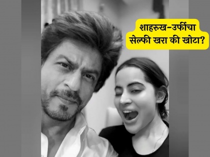 Urfi javed selfie with shahrukh khan know the reality behind urfi srk selfie | शाहरुखच्या नावाखाली उर्फीने सगळ्यांना गंडवलं! व्हायरल सेल्फीमागचं सत्य नेमकं काय?