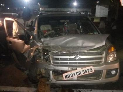 Three people from one family were injured in the accident near Bhandara, three vehicles hit each other | भंडाराजवळ अपघातात एकाच परिवारातील तीन जण जखमी, तीन वाहने एकमेकांवर आदळली