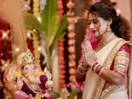 "...and emphasizes the spiritual power of prayer", Urmila Kothare's special post on Sankashti Chaturthi | "...आणि प्रार्थनेच्या आध्यात्मिक शक्तीवर भर देतो", उर्मिला कोठारेची संकष्टी चतुर्थीनिमित्त खास पोस्ट