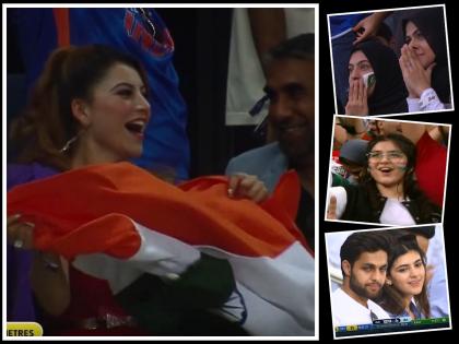 Asia Cup 2022 Ind vs Pak Highlight : Urvashi Rautela च नव्हे, तर भारत-पाकिस्तान सामन्यात 'या' तरुणींमुळे लागले चार चाँद! Photo