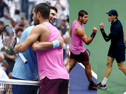US Open 2025 Novak Djokovic says Carlos Alcaraz And Jannik Sinner Are Too Good | अल्काराझ-सिनर जोडीसमोर निभाव लागेना! प्रत्येक वेळी दोघांपैकी एक येतोय जोकोच्या आडवा US Open 2025 Novak Djokovic says Carlos Alcaraz And Jannik Sinner Are Too Good | अल्काराझ-सिनर जोडीसमोर निभाव लागेना! प्रत्येक वेळी दोघांपैकी एक येतोय जोकोच्या आडवा