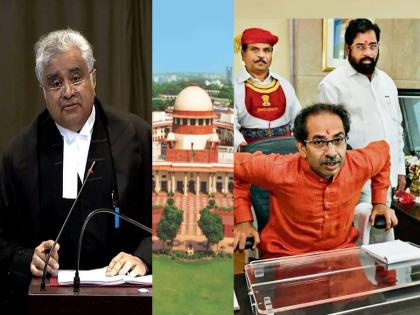 Uddhav Thackeray vs Eknath Shinde Supreme Court: Uddhav Thackeray will get stuck in his own cycle of CM Resignation move? harish Salve pointed the finger, Sibal fumbled... | Uddhav Thackeray vs Eknath Shinde Supreme Court: उद्धव ठाकरे आपल्याच फेऱ्यात अडकणार? साळवेंनी बोट ठेवले, सिब्बल गडबडले...