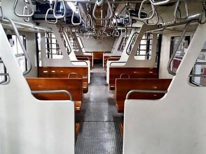 Mumbais newest train runs today on Western Railway with CCTVs better seats | सर्व डब्यांत सीसीटीव्ही, नवं डिझाईन अन् बरंच काही; मुंबईकरांची नवी लोकल लय भारी