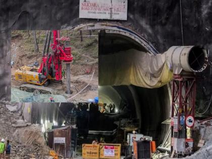 Uttarakhand Tunnel Rescue: Silkyara Tunnel Rescue Operation: New plan to rescue tunnel workers | बोगद्यात अडकलेल्या कामगारांच्या बचावासाठी नवा प्लॅन; बोगद्यावर व्हर्टिकल ड्रिलिंगला सुरुवात