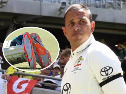 Aus Vs Pak 1st test Usman Khawaja written all lives are same on shoes sparks controversy later came with black armband to protest Gaza Israel Hamas War | उस्मान ख्वाजाने बुटावर लिहिलेल्या 'त्या' वाक्यावरून उडाली खळबळ, नक्की प्रकरण काय?