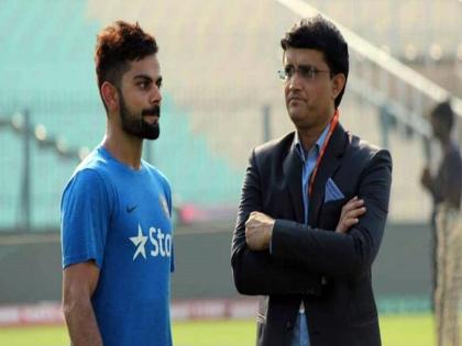 BCCI President Sourav Ganguly give statement for saves Virat Kohli | सौरव गांगुलीने केली किंग कोहलीची पाठराखण; 'दादा'च्या वक्तव्याने टीकाकारांची बोलतीच बंद! 