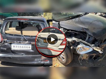 Strange accident on highway near Vadgaon Bridge; Truck collided with 10 to 12 vehicles | Pune | वडगाव पुलाजवळील महामार्गावर विचित्र अपघात; १० ते १२ वाहनांना ट्रकची धडक