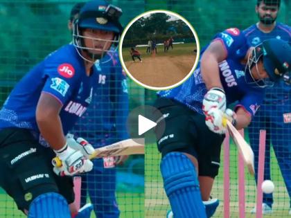 Vaibhav Suryavanshi Apologises After Nearly Injuring Camera Crew With a Blistering Shot Watch Video | VIDEO : सॉरी सॉरी...! वैभव सूर्यवंशीची पॉवर; गोळीच्या वेगानं मारला चेंडू; बचावासाठी कॅमेरामनची 'कसरत'