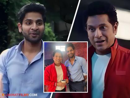 vaibhav tatwawadi cry during ad shooting with sachin tendulkar shared experience | "मी रडत होतो...", वैभव तत्ववादीने शेअर केला सचिन तेंडुलकरसोबत काम करण्याचा अनुभव, म्हणाला...