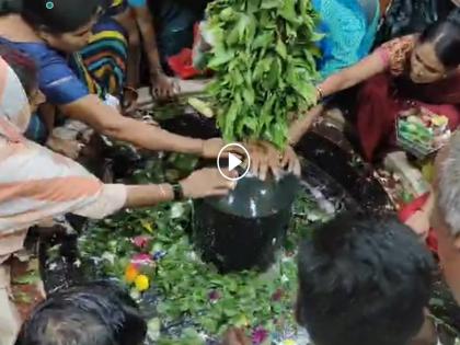 The crowd of Shiva devotees swelled in the Vaidyanath temple, the devotees were satisfied as they were getting touch darshana | वैद्यनाथ मंदिरात शिवभक्तांची गर्दी उसळली, स्पर्शदर्शन होत असल्याने भाविकांत समाधान