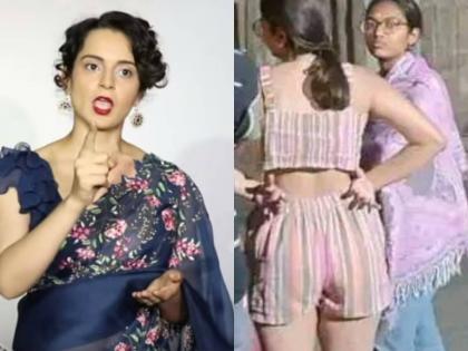 kangana ranaut shouted at girls who wore western clothes in baijnath temple | वैजनाथ मंदिरात मुलींनी घातले वेस्टर्न कपडे, कंगना रणौत भडकली; म्हणाली, "या मूर्ख..."