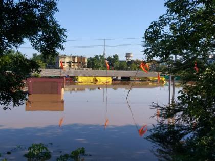 Wainganga river floods, Bhandara city under water | वैनगंगा नदीला पूर, भंडारा शहर पाण्याखाली