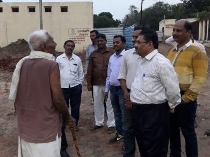 Surveying by state level team at Varanga | वरणगावला राज्यस्तरीय पथकाकडून पाहणी