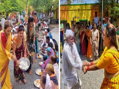 The tinkling of the bell and the alarm of the tala mridanga Varkari was happy with the invention of lavani artist | घुंगराचा छनछनाट अन् टाळ मृदंगाचा गजर; लावणी कलावंताच्या अविष्काराने सुखावले वारकरी