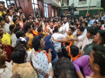 Aurangabad | Shivsena | Shivsena workers despute in Aurangabad, fight between two groups shivsena | Aurangabad Shivsena: शिवसेनेतला अंतर्गत वाद चव्हाट्यावर, औरंगाबादमध्ये सेनेच्या दोन गटात हाणामारी