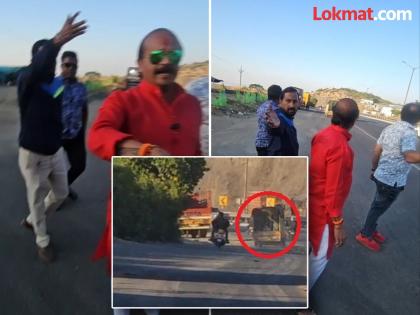 वसंत मोरे थोडक्यात बचावले; नवले पुलावरील अपघातांवर बोलत असतानाच भरधाव टेम्पो आला अन्..