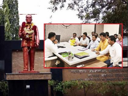 The statue of Vasantrao Naik in Chhatrapati Sambhajinagar will be relocated; Banjara community agrees | छत्रपती संभाजीनगरातील वसंतराव नाईक यांचा पुतळा स्थलांतरीत होणार; बंजारा समाजाची सहमती The statue of Vasantrao Naik in Chhatrapati Sambhajinagar will be relocated; Banjara community agrees | छत्रपती संभाजीनगरातील वसंतराव नाईक यांचा पुतळा स्थलांतरीत होणार; बंजारा समाजाची सहमती
