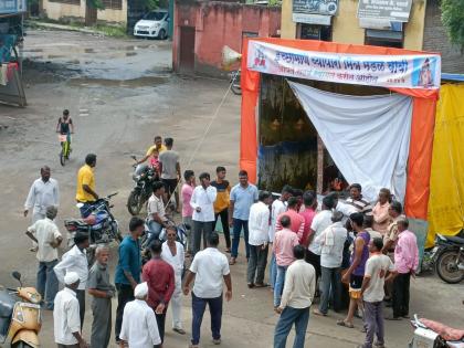 a quarter kilo silver ganesha idol stolen from nashik vavi ganpati mandal | नाशिक: वावीच्या गणपती मंडळातून सव्वा किलो चांदीची गणेश मूर्तीची चोरी