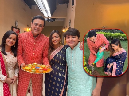 Eco-friendly Diwali celebrated on the sets of 'Wagle Ki Duniya' | 'वागळे कि दुनिया मालिकेच्या सेटवर साजरी झाली इको-फ्रेंडली दिवाळी, जाणून घ्या याविषयी