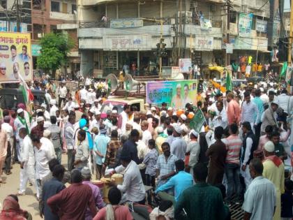 Procession on the occasion of Eid-Miladunnabi in Washim | वाशिममध्ये ईद-मिलादुन्नबी निमित्त मिरवणूक