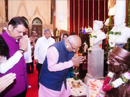 cm devendra fadnavis inaugurated the swatantryaveer vinayak damodar savarkar centre for research and studies at mumbai university | “स्वातंत्र्यवीर सावरकर केवळ एक नाव नाही; एक विचार, अख्खी संस्था!”: CM देवेंद्र फडणवीस cm devendra fadnavis inaugurated the swatantryaveer vinayak damodar savarkar centre for research and studies at mumbai university | “स्वातंत्र्यवीर सावरकर केवळ एक नाव नाही; एक विचार, अख्खी संस्था!”: CM देवेंद्र फडणवीस