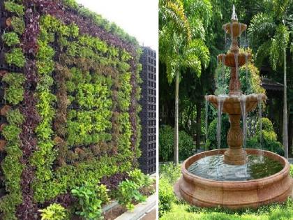 Intersection fountain, vertical garden; Aurangabad Municipal Corporation's concrete steps to enhance the beauty of the city | चौका-चौकात कारंजे, व्हर्टिकल गार्डन; शहर सौंदर्यात भर टाकण्यासाठी महापालिकेची ठोस पावले