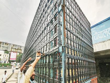 Now vertical gardens on city drains; Innovative experiments to maintain air quality | आता शहरातील नाल्यांवर व्हर्टीकल गार्डन; हवेची गुणवत्ता राखण्यासाठी नाविन्यपूर्ण प्रयोग