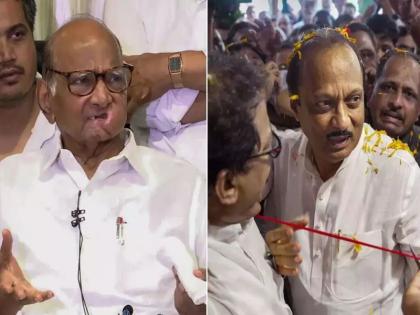 Tell the MLA to whom?; Sharad Pawar claims to have 25 MLAs with him | सांगा आमदार कुणाकडे?; शरद पवारांबरोबर २५ आमदार असल्याचा दावा