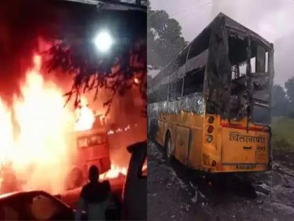 11 bodies identified in Nashik Bus fire accident | ११ मृतदेहांची ओळख पटली; दोन मृतांबद्दल अनभिज्ञता