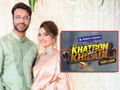 ankita lokhande husband vicky jain on not parcipating in khataron ke khiladi 14 | रोहित शेट्टीच्या 'खतरों के खिलाडी'मधून अंकिता लोखंडेच्या नवऱ्याचा पत्ता कट, विकी म्हणाला- "मी रिएल लाइफमध्येच..."