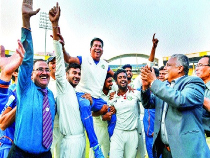  Vidarbha wins the history, Ranji Trophy for the first time | विदर्भाने रचला इतिहास, रणजी चषक पहिल्यांदाच जिंकला
