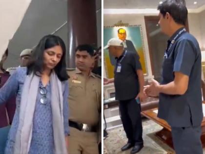 Video related to Swati Maliwal surfaced at CM Arvind Kejriwal residence | "तुम्‍हारी नौकरी खाऊंगी..."; मुख्यमंत्री निवासस्थानातील स्वाती मालिवाल यांचा धक्कादायक व्हिडीओ समोर