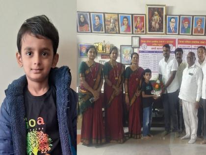 Vihan Shelke gets admission in Zilla Parishad School in Atpadi from American convent school | अमेरिकेच्या कॉन्व्हेंट शाळेतून विहानचा आटपाडीच्या जिल्हा परिषद शाळेत प्रवेश Vihan Shelke gets admission in Zilla Parishad School in Atpadi from American convent school | अमेरिकेच्या कॉन्व्हेंट शाळेतून विहानचा आटपाडीच्या जिल्हा परिषद शाळेत प्रवेश