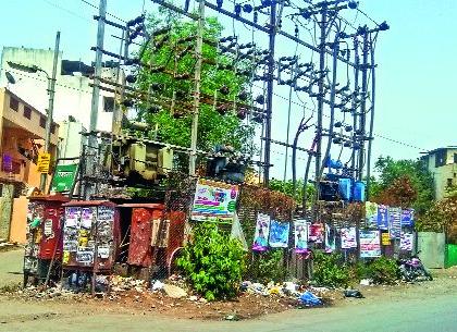 A sparkle for the city's electricity disaster | शहरात वीज दुर्घटनेसाठी एका ठिणगीचा अवकाश