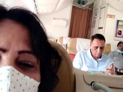 ahmedabad Air India Plane Crash News in Marathi : Vijay Rupani's photo on a plane surfaced; Prime Minister Narendra Modi leaves for Ahmedabad | विजय रुपाणींचा विमानात बसलेला फोटो समोर आला; पंतप्रधान नरेंद्र मोदी अहमदाबादकडे रवाना ahmedabad Air India Plane Crash News in Marathi : Vijay Rupani's photo on a plane surfaced; Prime Minister Narendra Modi leaves for Ahmedabad | विजय रुपाणींचा विमानात बसलेला फोटो समोर आला; पंतप्रधान नरेंद्र मोदी अहमदाबादकडे रवाना