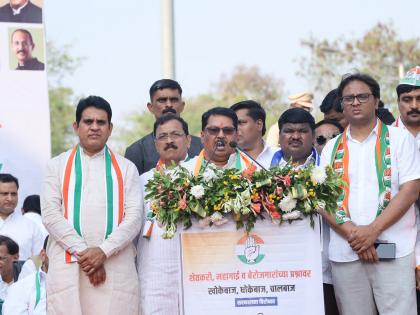 congress vijay wadettiwar criticised state govt over farmers issue and other various issues in hallabol morcha | “लोकशाही वाचवायला लढत आहोत, तीन राज्ये जिंकली असतील पण...”: विजय वडेट्टीवार