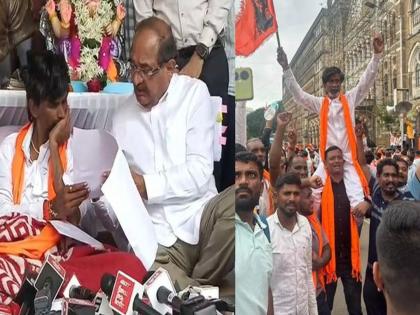 Maratha Reservation: We won on your strength, Manoj Jarange Patil declaration; Read, what are the 8 demands and 8 government promises? | तुमच्या ताकदीवर आपण जिंकलो, मनोज जरांगेंची घोषणा; वाचा, ८ मागण्या अन् ८ सरकारी आश्वासने कोणती? Maratha Reservation: We won on your strength, Manoj Jarange Patil declaration; Read, what are the 8 demands and 8 government promises? | तुमच्या ताकदीवर आपण जिंकलो, मनोज जरांगेंची घोषणा; वाचा, ८ मागण्या अन् ८ सरकारी आश्वासने कोणती?
